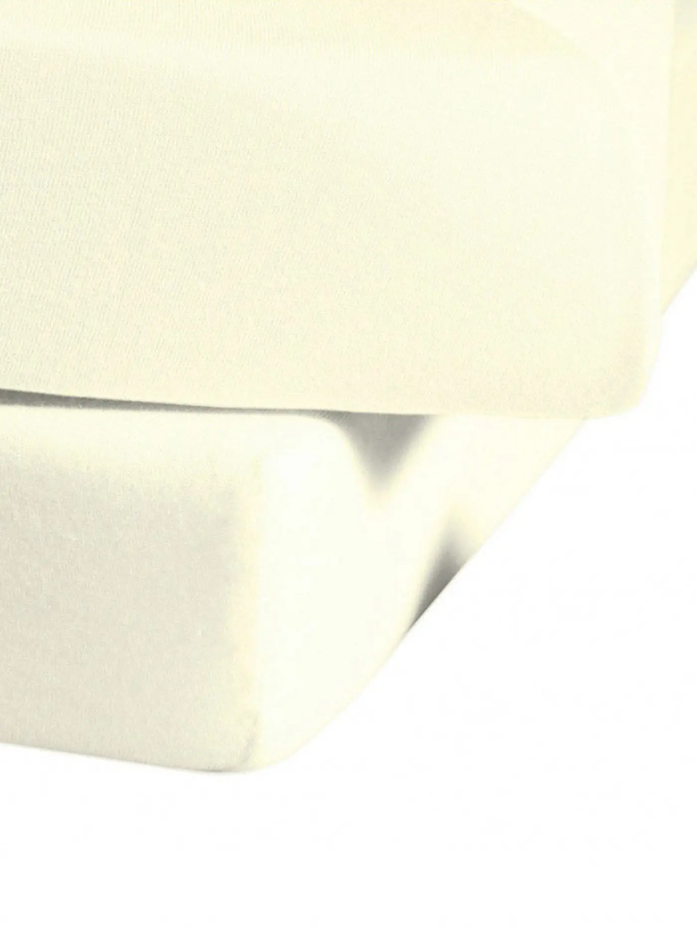 FLEURESSE | Jerseyspannleintuch 100x200cm (Gelb) | beige